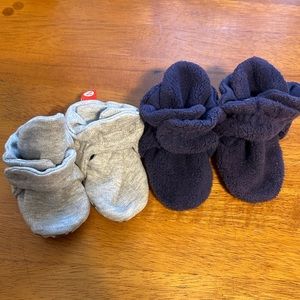 Bundle of Zutano 6 month booties